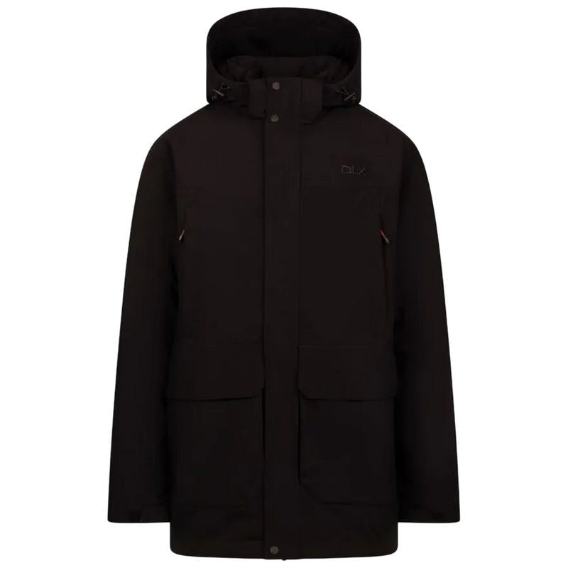 Trespass Men's Black Donahue Dlx Padded Jacket - Xl - 100% Mixed