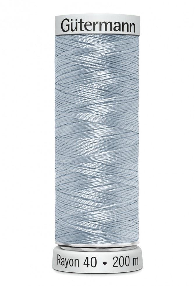 Gutermann No 40 Sulky Rayon Embroidery Thread 200M Rayon Thread Suitable For Embroidery - 1151 - 200 Metres