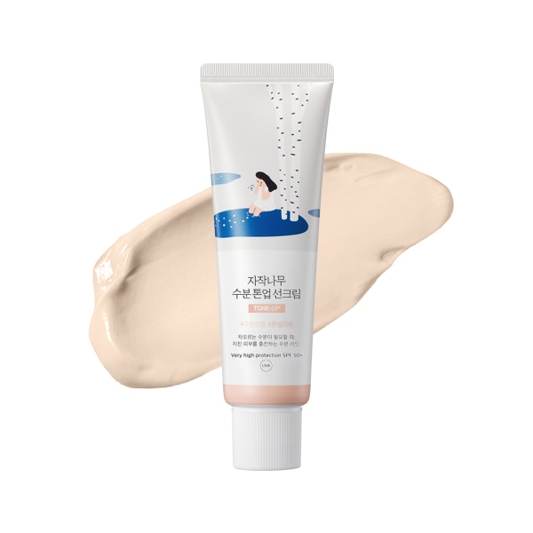 Round Lab Cream/White Birch Juice Moisturizing Tone Up Sunscreen Spf50+ Pa++++ 50Ml