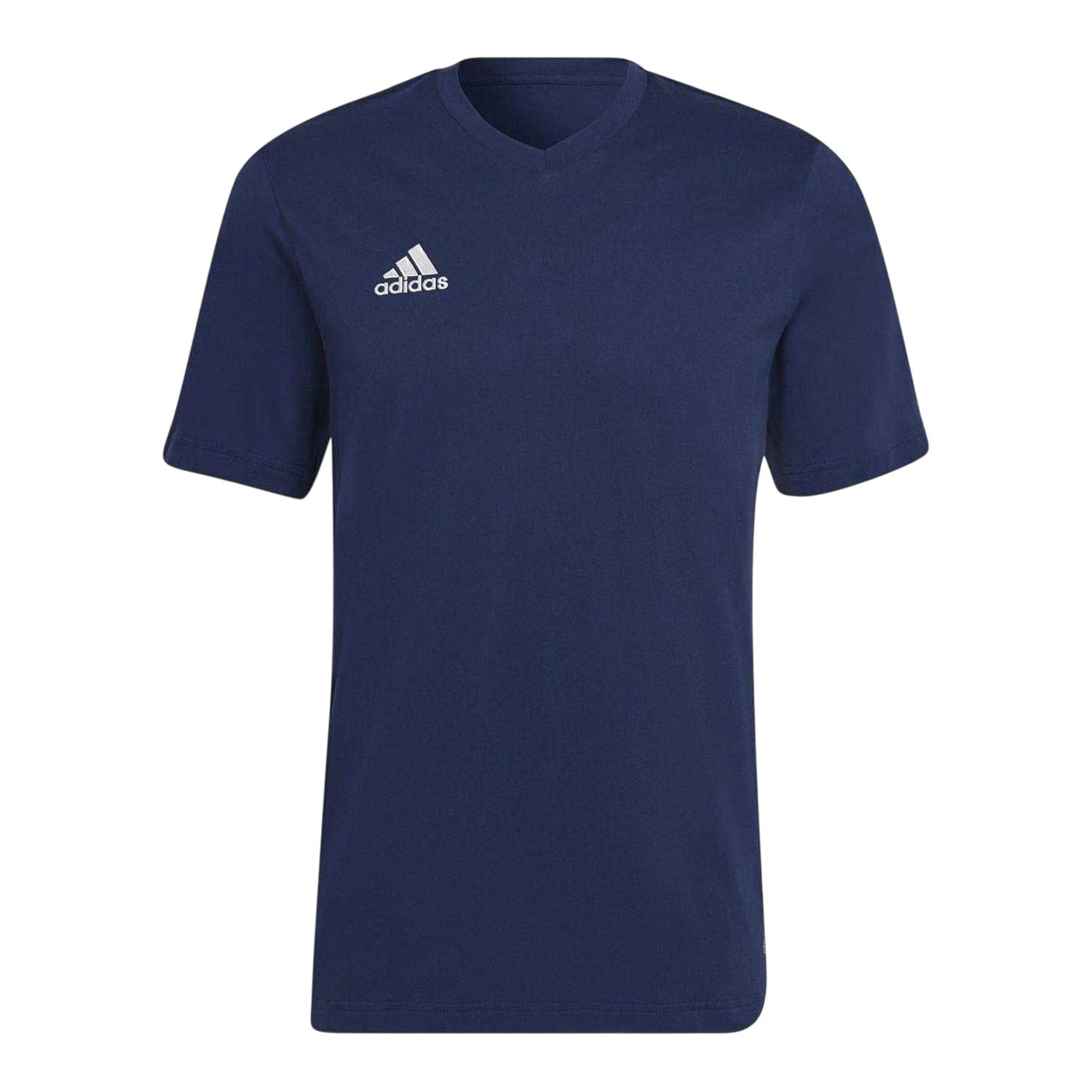 Adidas Men's Entrada 22 T-Shirt - Navy - Xs - Navy - 100% Cotton