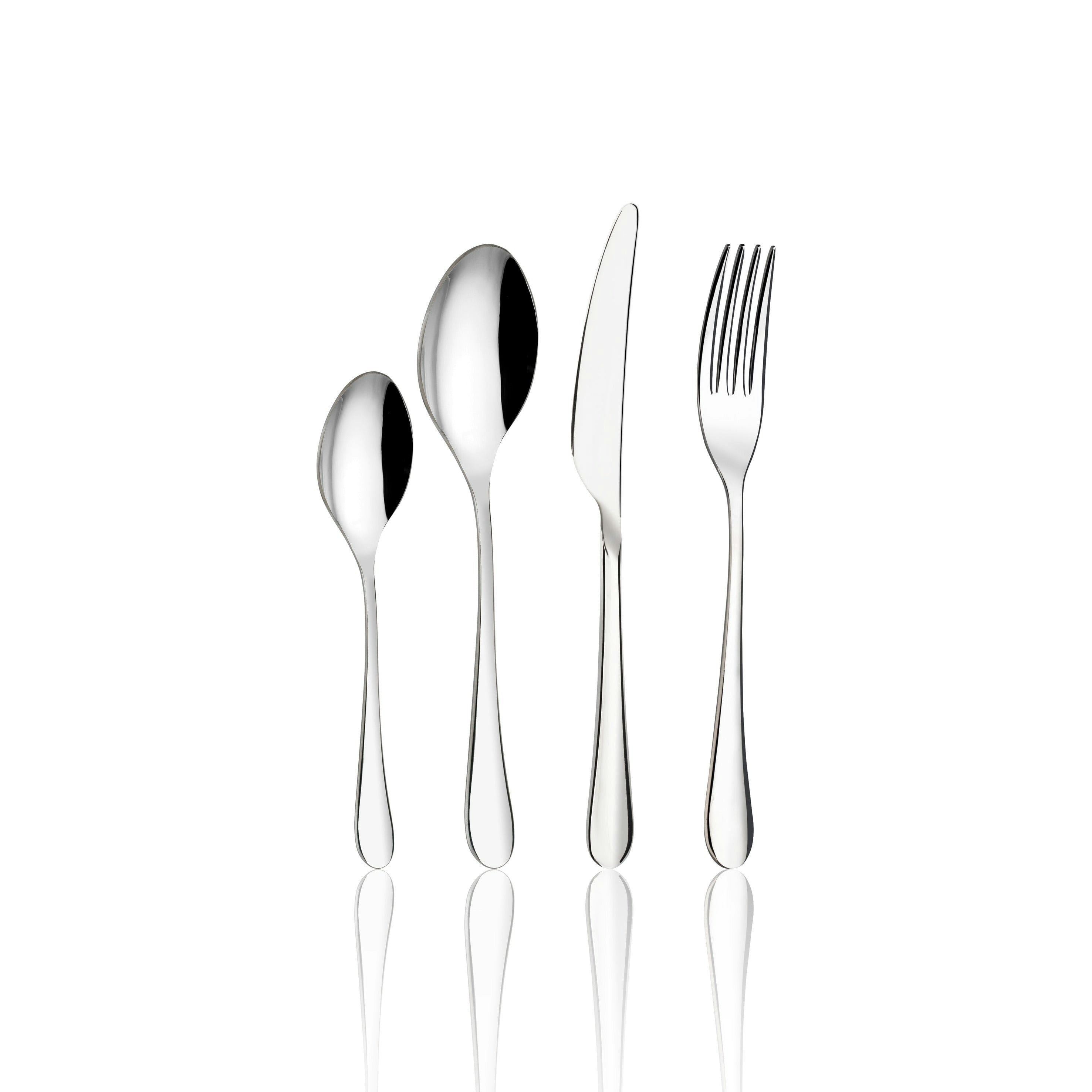 Rackhams Damla Collection 16-Piece Cutlery Set (For 4 People)