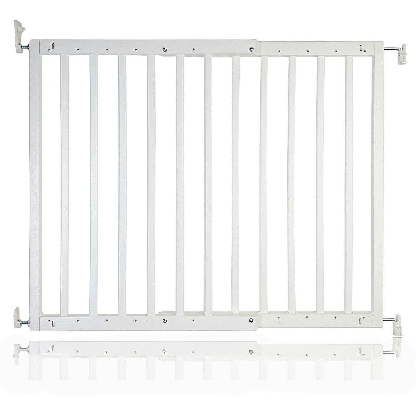 Safetots Unisex White Chunky Wooden Screw Fit Stair Gate Screw Fit Baby Gate In | Size: 63.5 Cm - 105.5 Cm - Image 6