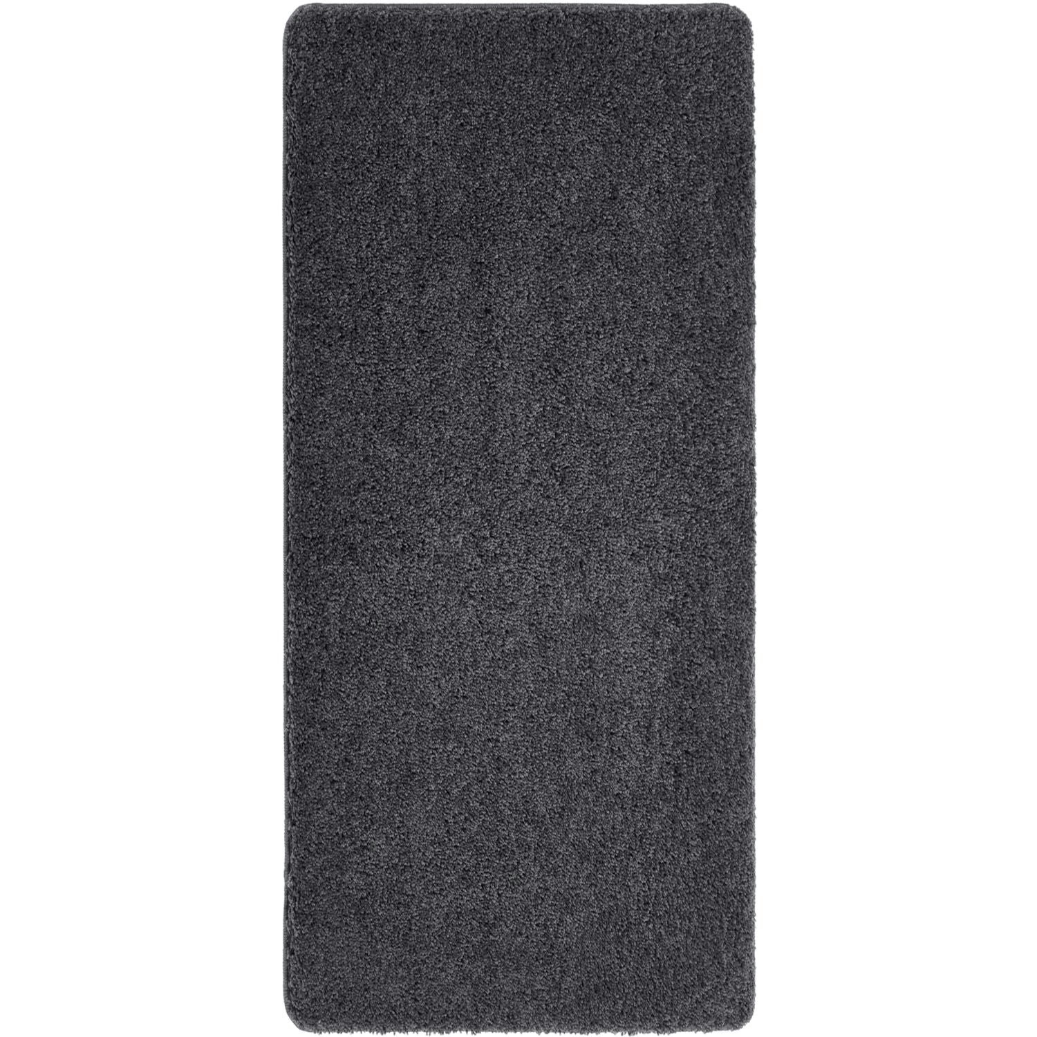 Rackhams Dark/Grey Tufted Washable Rug – Colour - 67X200 Cm