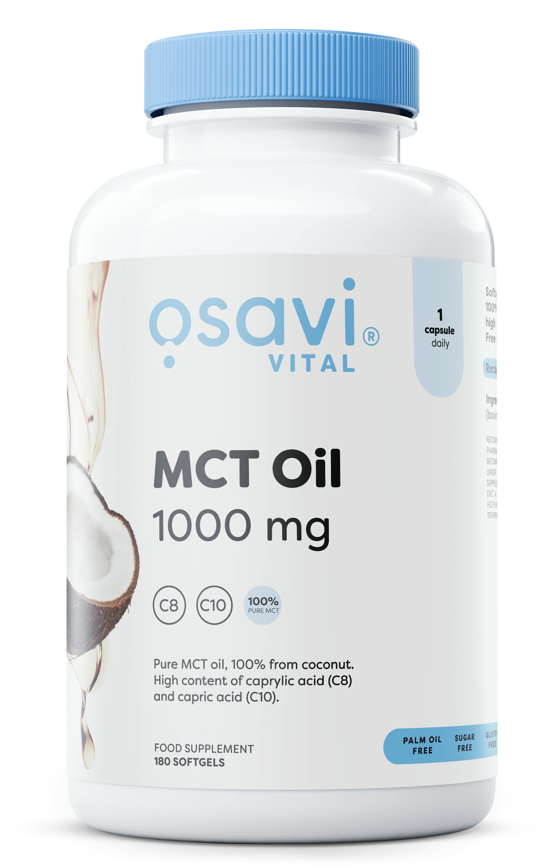 Osavi Mct Oil, 1000Mg - 180 Softgels - Image 6