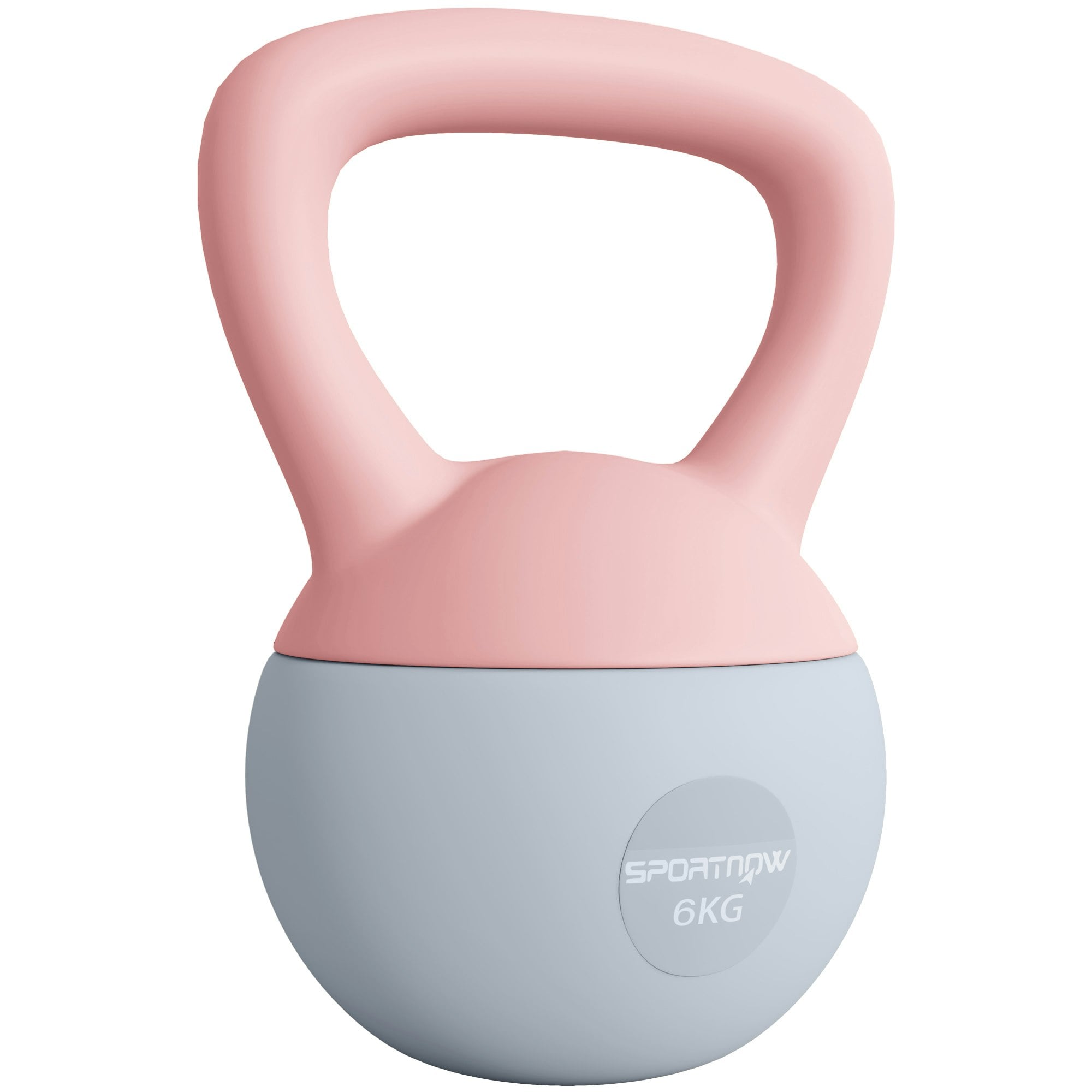 Sportnow Pink Kettlebell With Soft Body And Non-Slip Handle - 6 Size 19