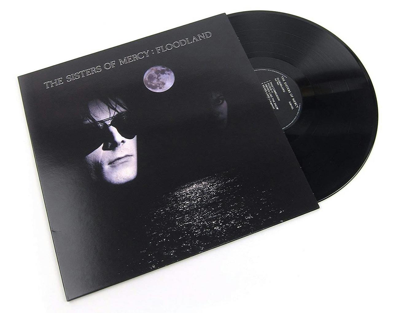 Eyesore Merch Black The Sisters Of Mercy 'Floodland' Lp Vinyl