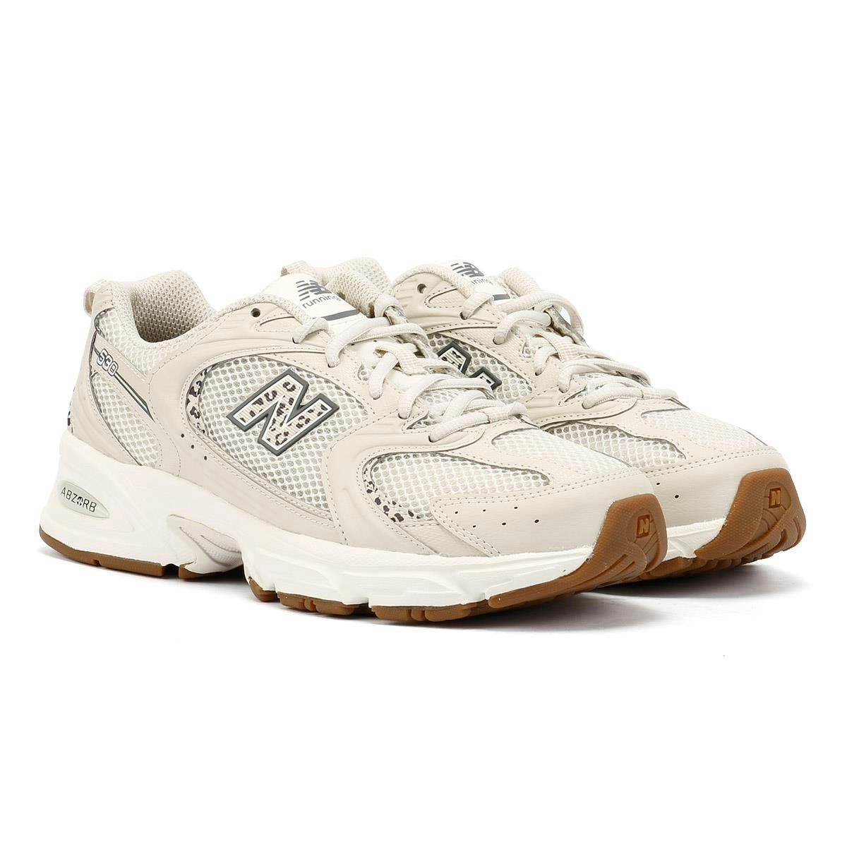 New Balance Women's White Mr530aam 530 - /Animal Print - Size 4