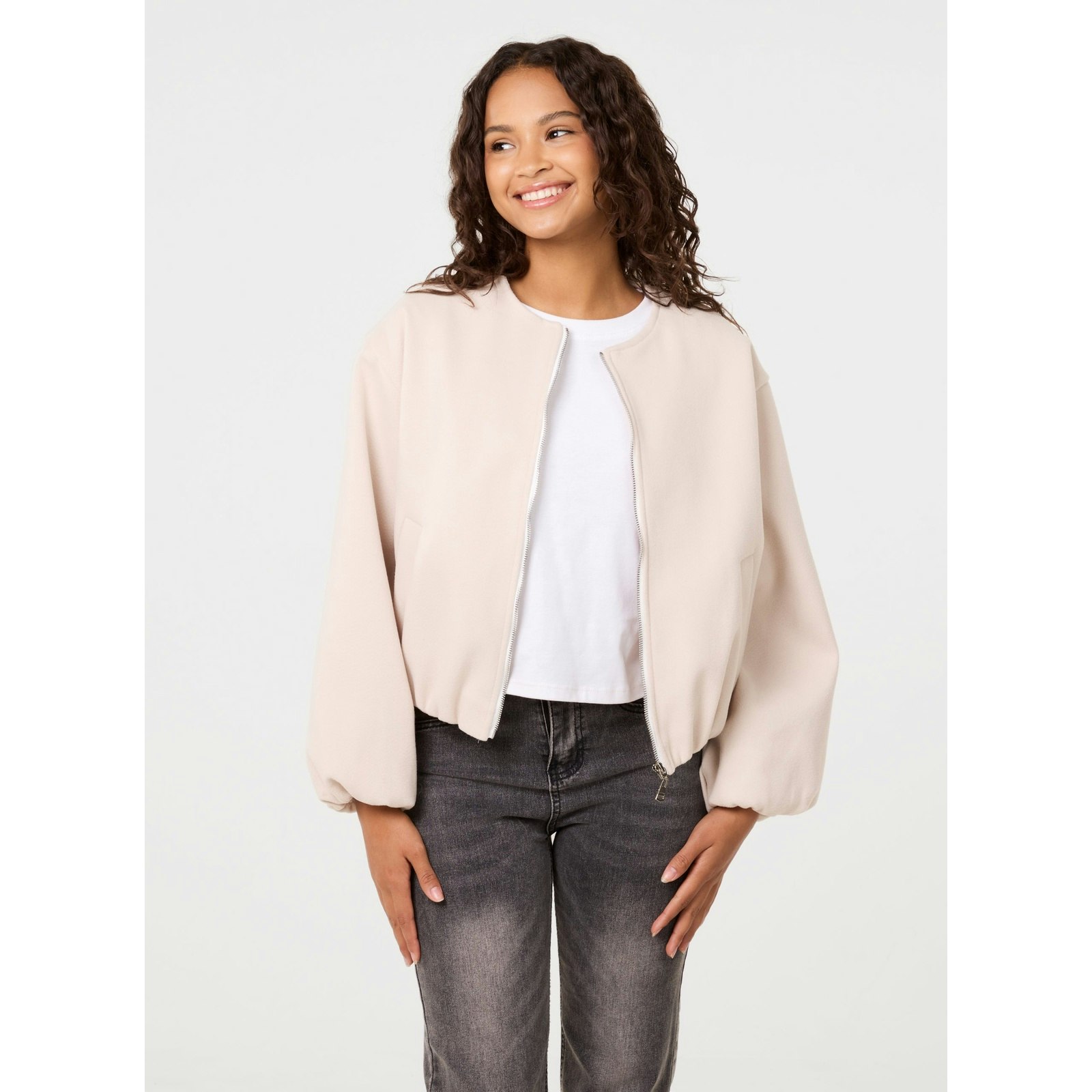 Pink Vanilla Pink/Light/Brown Vanilla Puffball Jacket - One Size