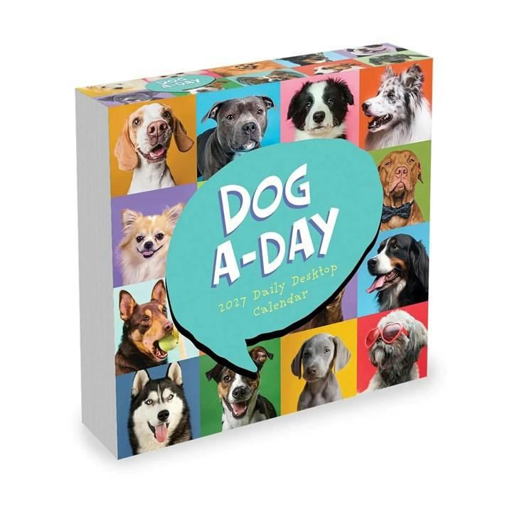 Dog A Day Desk Calendar 2027, Desk Calendars, Day To View, Dogs, Gift - Image 3