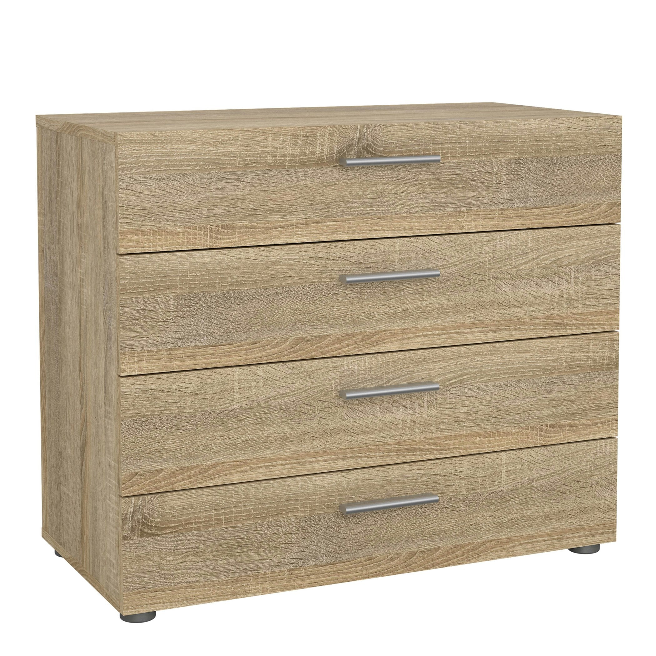Furniture To Go Pepe Chest Of 4 Drawers In Oak - Oak - Matt - Melamine