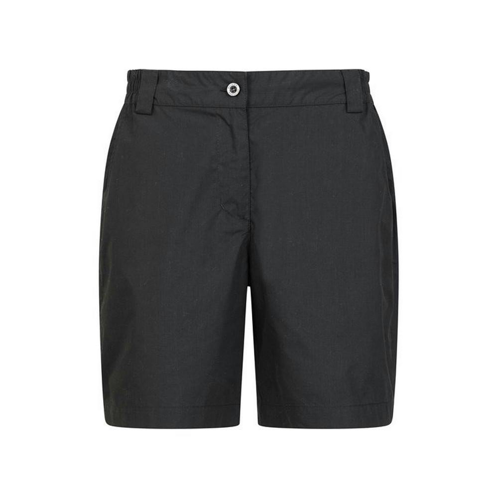 Mountain Warehouse Women's Black Quest Casual Shorts - 20 Uk R - 65% Polyester/35% Cotton