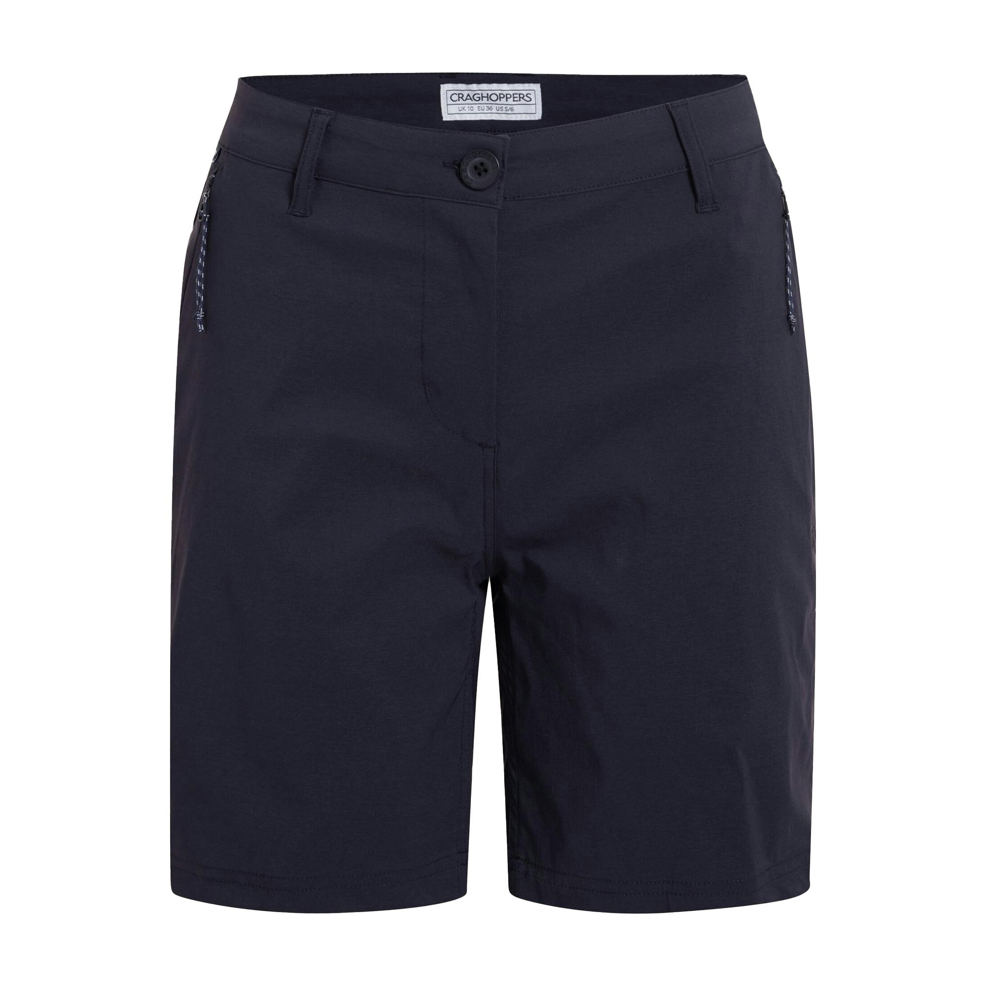 Craghoppers Women's Dark Kiwi Pro Iii Casual Shorts - Navy - 20 Uk - Navy - 96% Polyamide-Nylon/4% Elastane