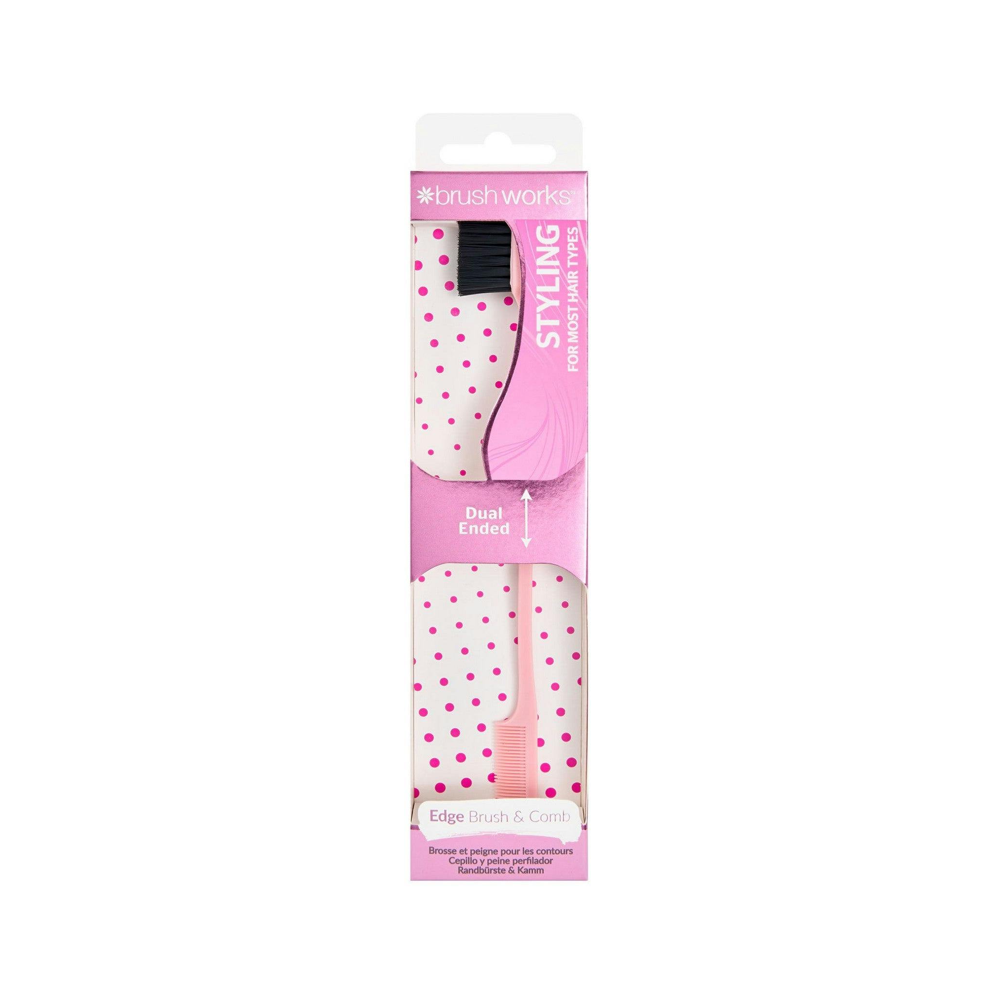Brushworks Edge Brush & Comb