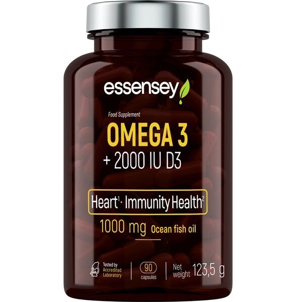 Essensey Omega 3 + 2000Iu D3 - 90 Caps - Image 4