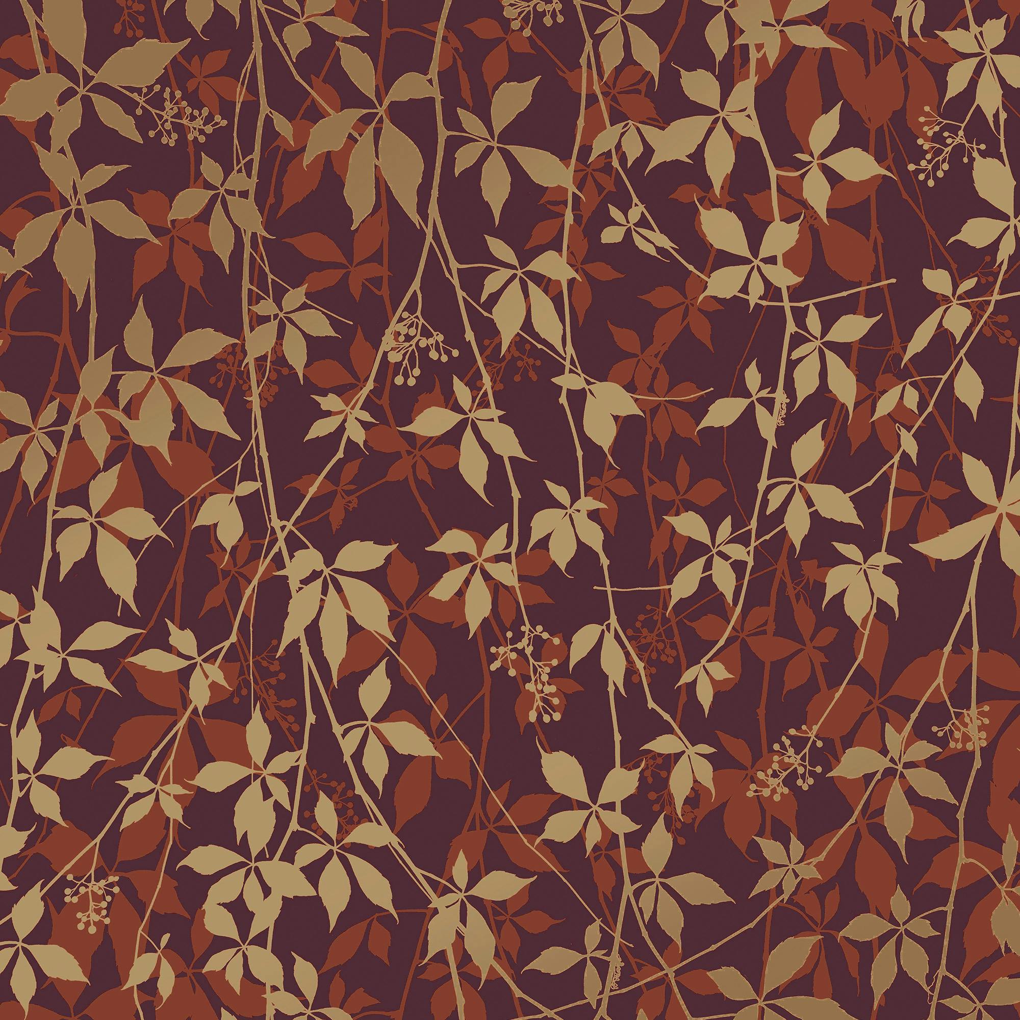 Clarissa Hulse Virginia Creeper Russet & Copper Wallpaper - Image 2