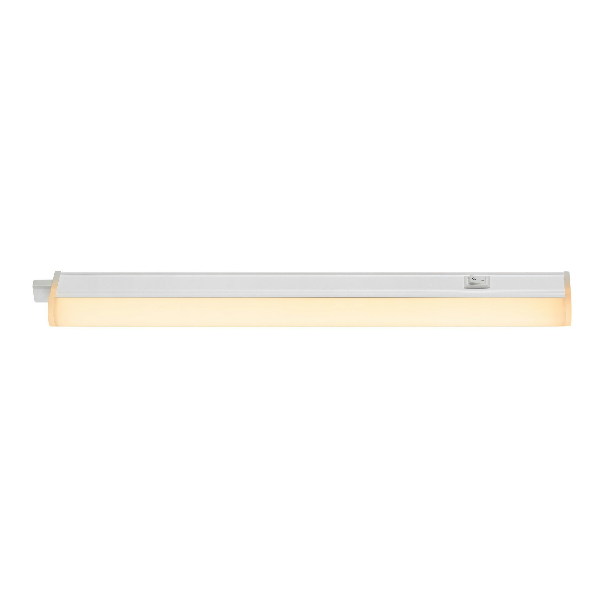 Rackhams Light/White Latona 4W | Batten Fitting | - Plastic - 1