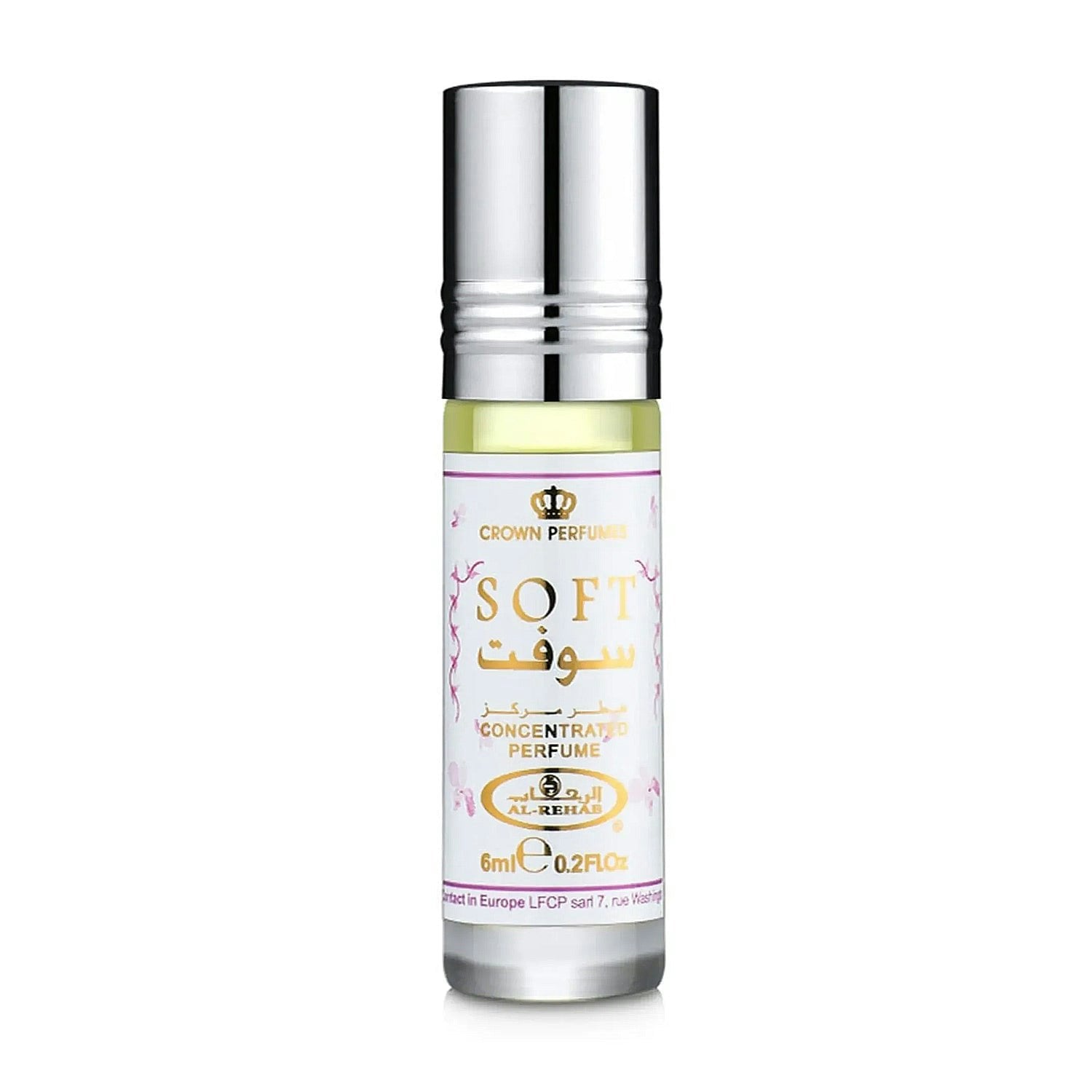 al rehab crown perfumes Soft 6ml Concentrated Oil Roll-On Perfume in Blue - Image 3