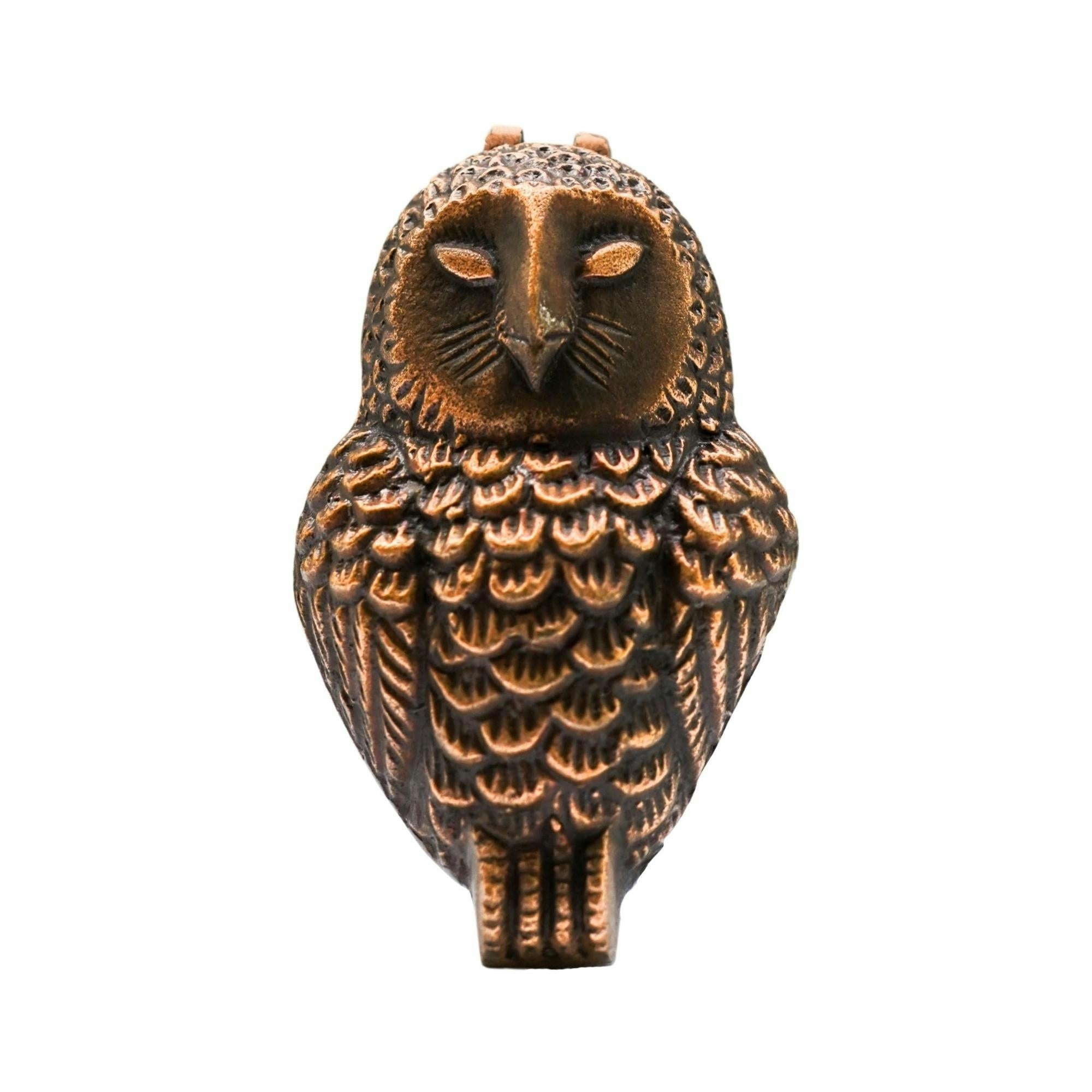 Rackhams Cast Iron Owl Door Knocker - Antique Copper