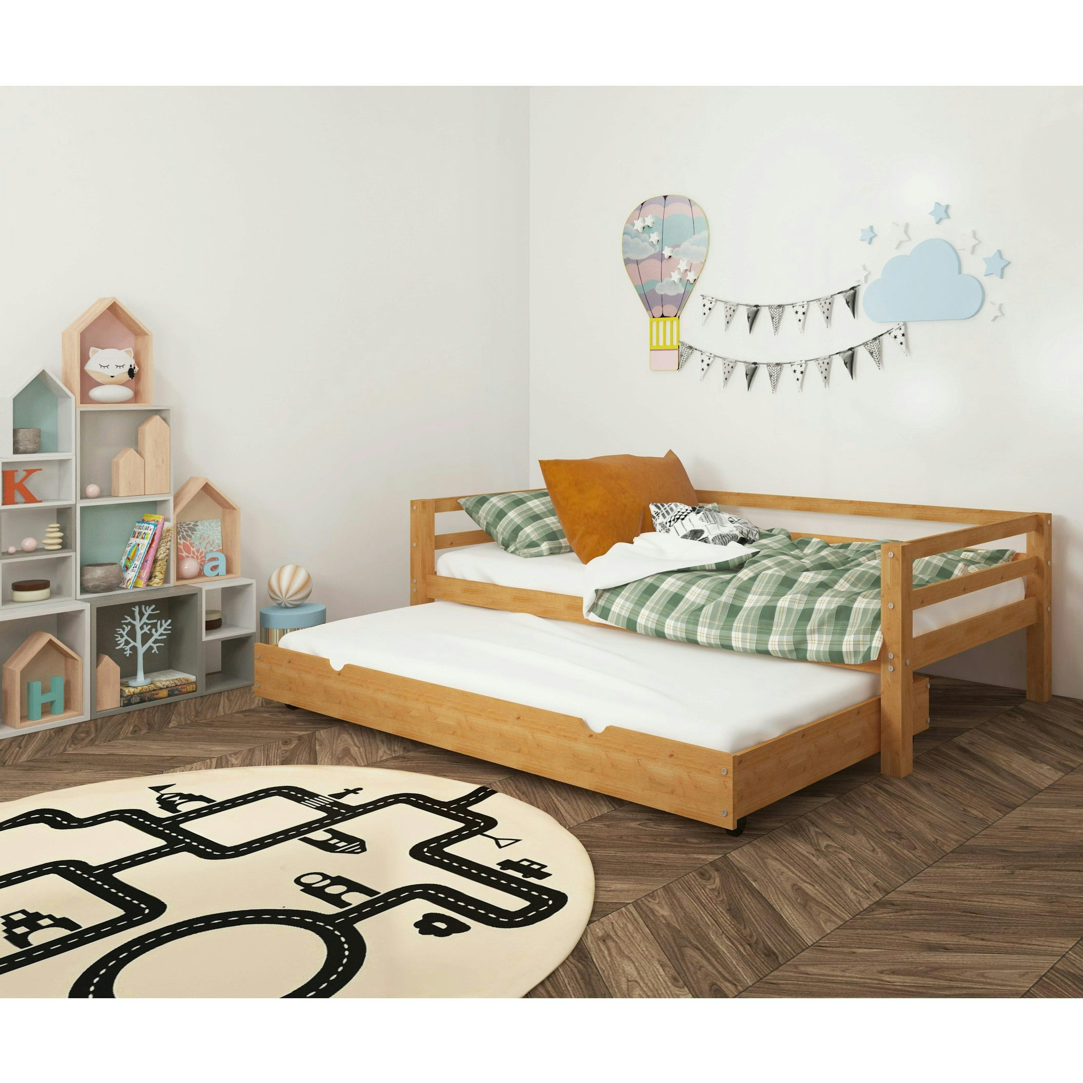 Dorel Home Alpi Daybed Wdrawer Uk 90 Stained Wax