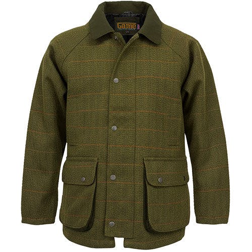Coolandnew Men's Dark Game Ascot Tweed Jacket - Ascot Sage - M
