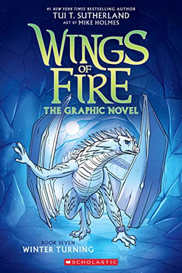 Scholastic Winter Turning (Wings Of Fire Graphic Novel 7) By Tui T. Sutherland Size 7