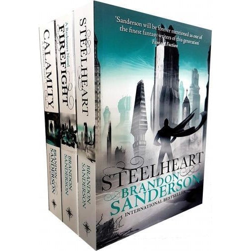 Brandon Sanderson Reckoners Series 3 Books Collection Set Steelheart, Firefight - Image 7