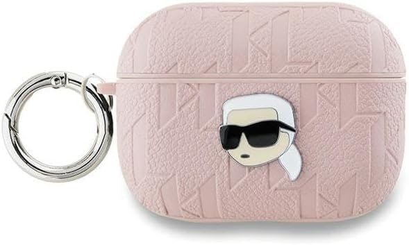 Karl Lagerfeld Pink Monogram Karl Head Case For Airpods Pro 2 - Klap2pgkipp