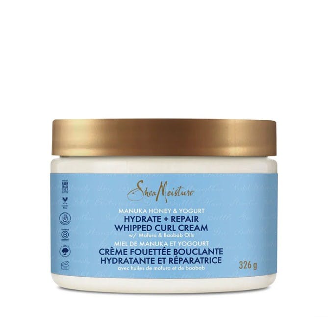 Shea Moisture Cream Manuka Honey Yogurt Hydrate Repair Whipped Curl 11.5Oz