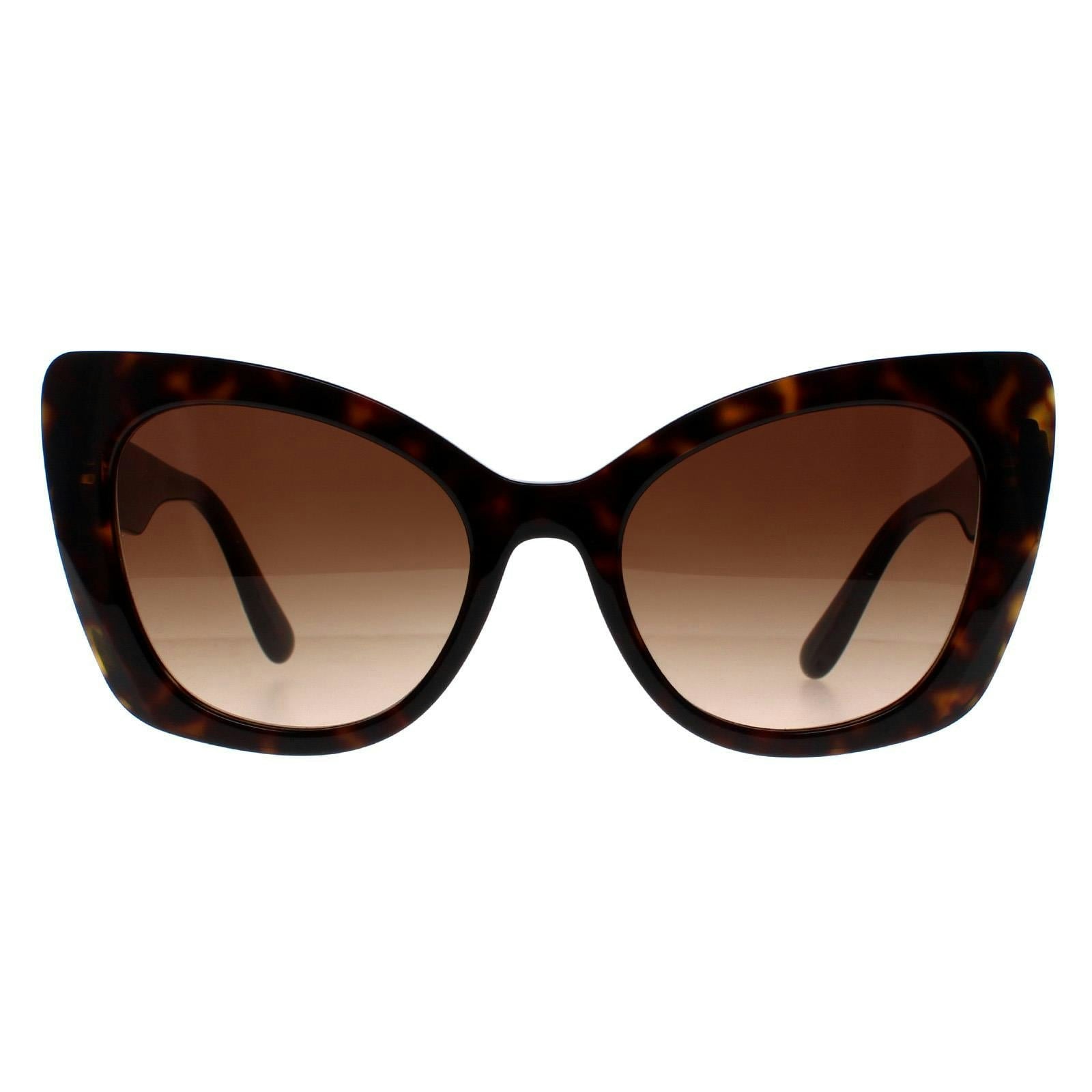 Dolce & Gabbana Sunglasses DG4405 502/13 Havana Brown Gradient - Image 8