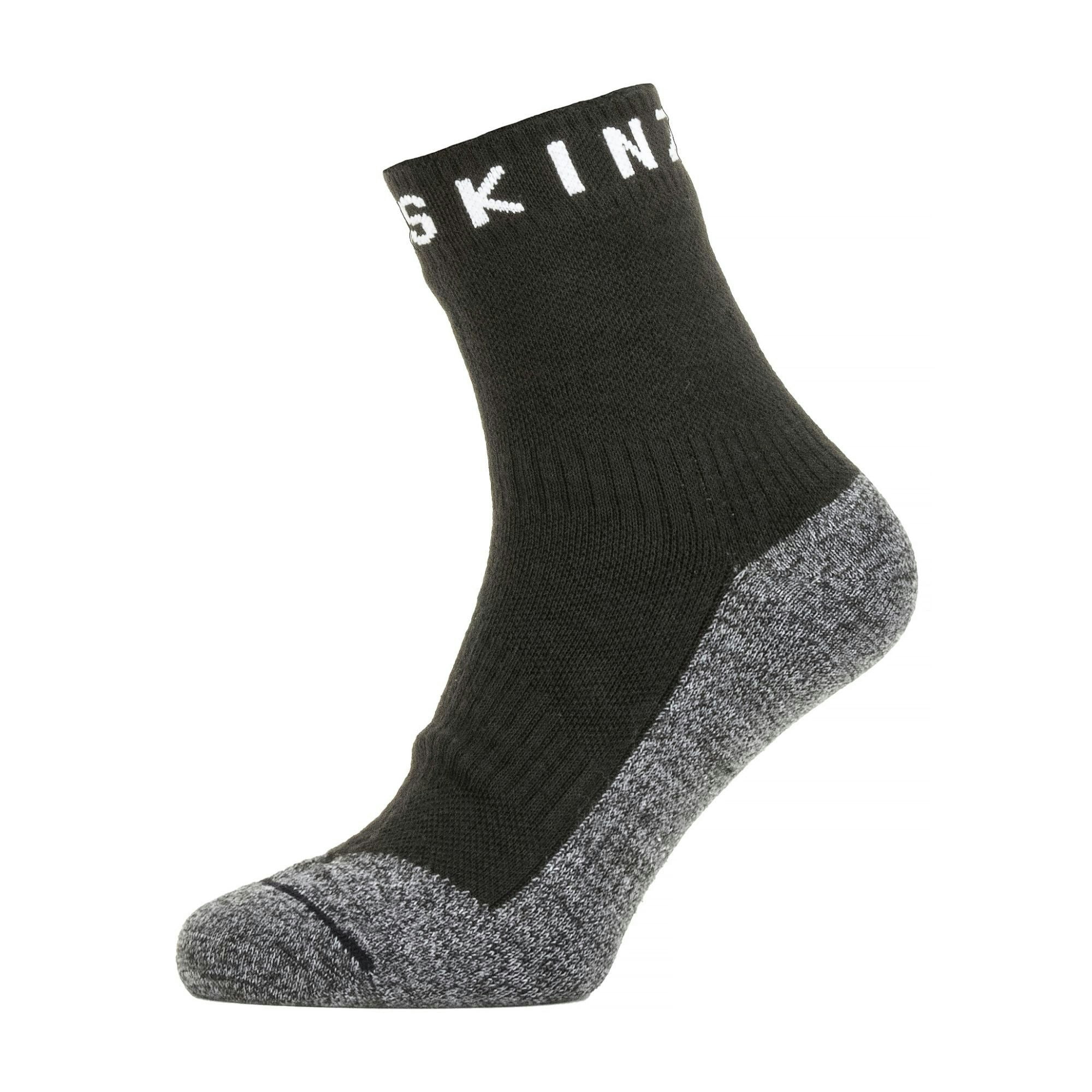 Sealskinz Men's Black/Grey/White 1 Pack Waterproof Warm Weather Soft Touch Ankle Socks - / Marl / - 9-11 Uk