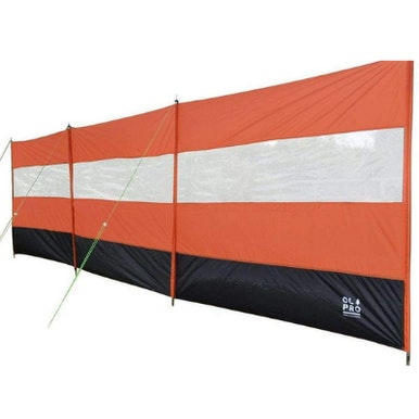 OLPRO Orange Compact Vision Windbreak - 5m Long x 1.4m Tall - Plastic Poles - Image 3