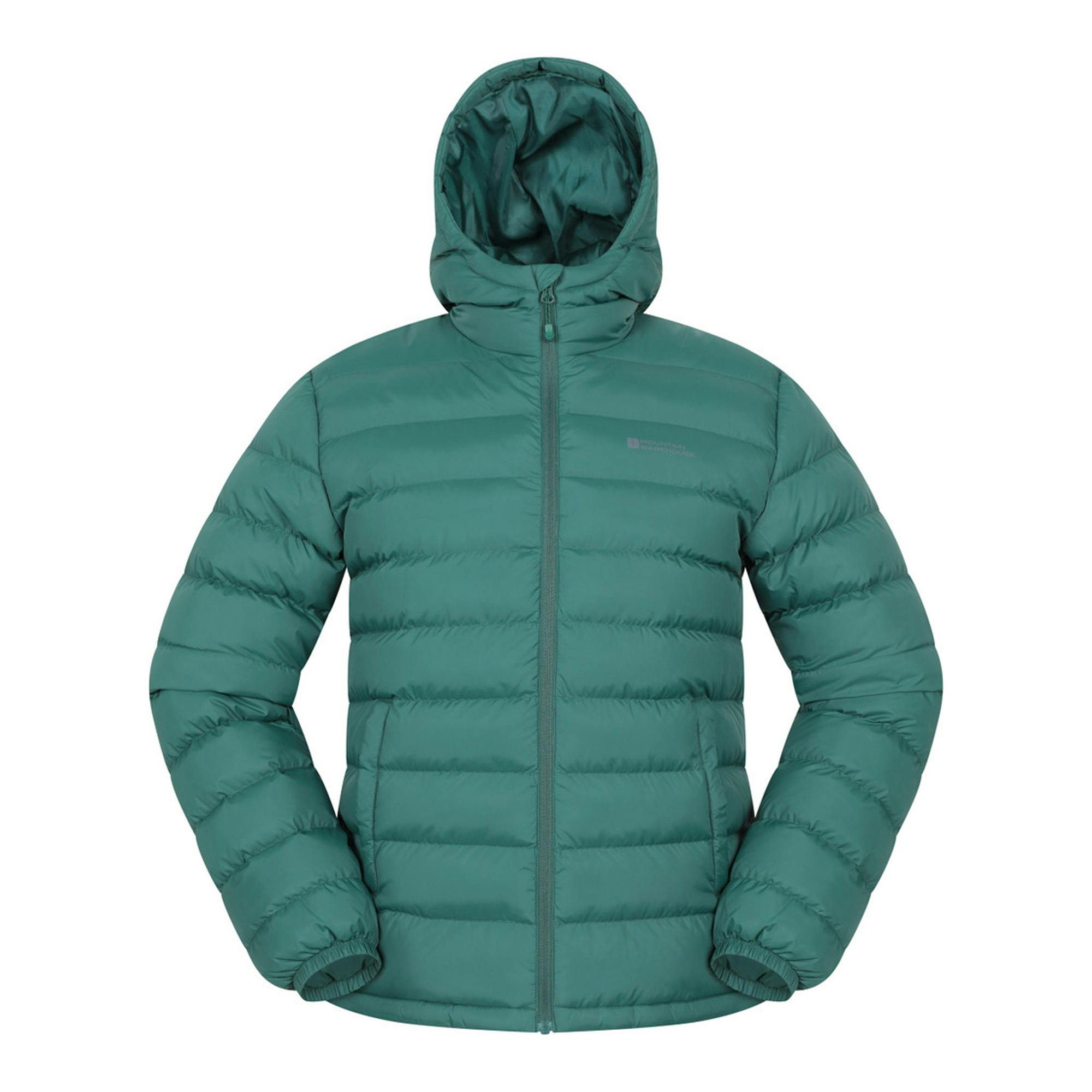 Mountain Warehouse Men's Green Seasons Ii Camo Padded Jacket - Bright - Xl - Bright - 100% Polyamide