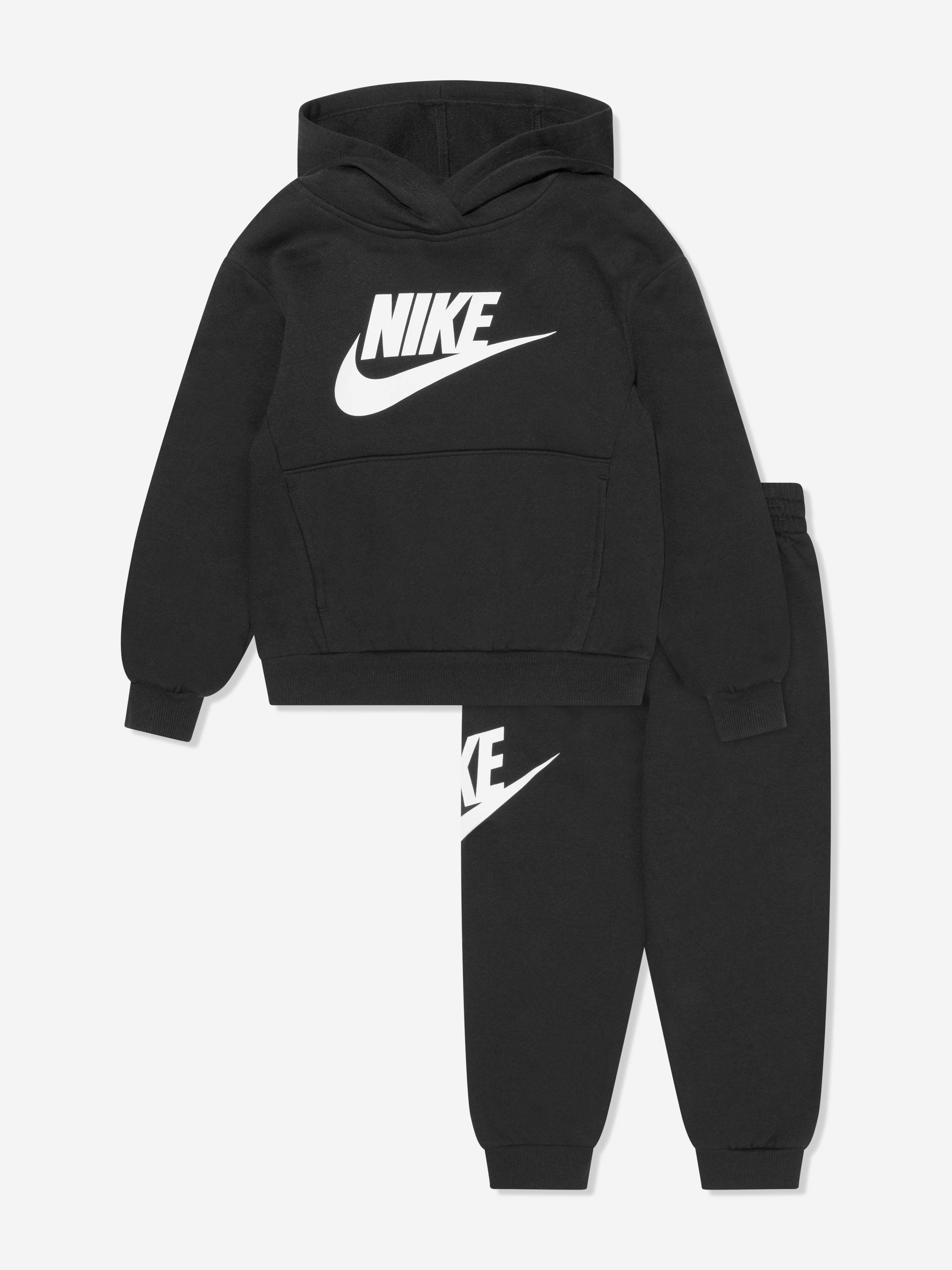 Nike Black Kids Club Fleece Tracksuit In - 4 - 5 Yrs