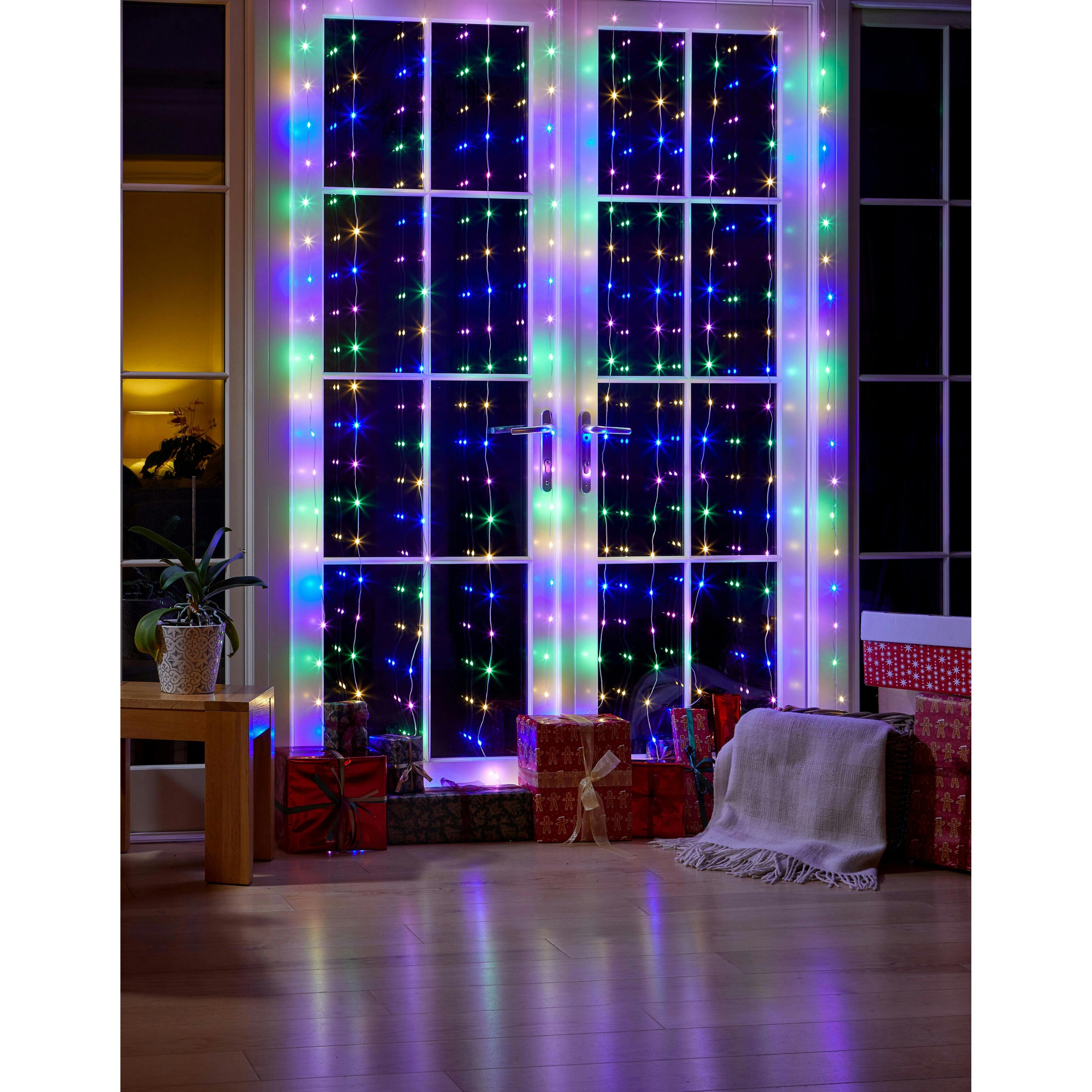 Rackhams Light Party Curtain S Multi Coloured