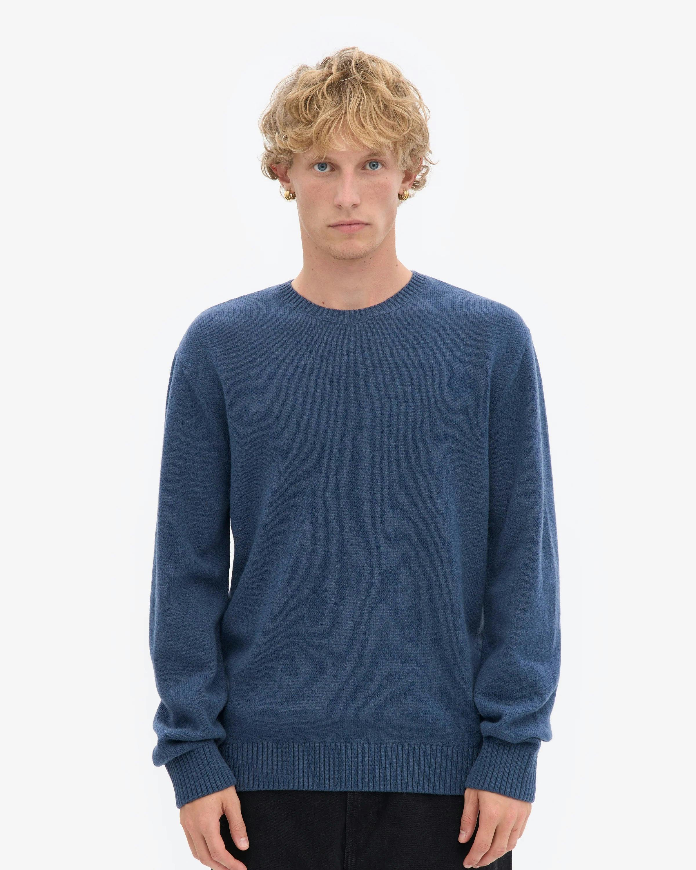Colorful Standard Unisex Blue Sweater Classic Merino Petrol - Image 3