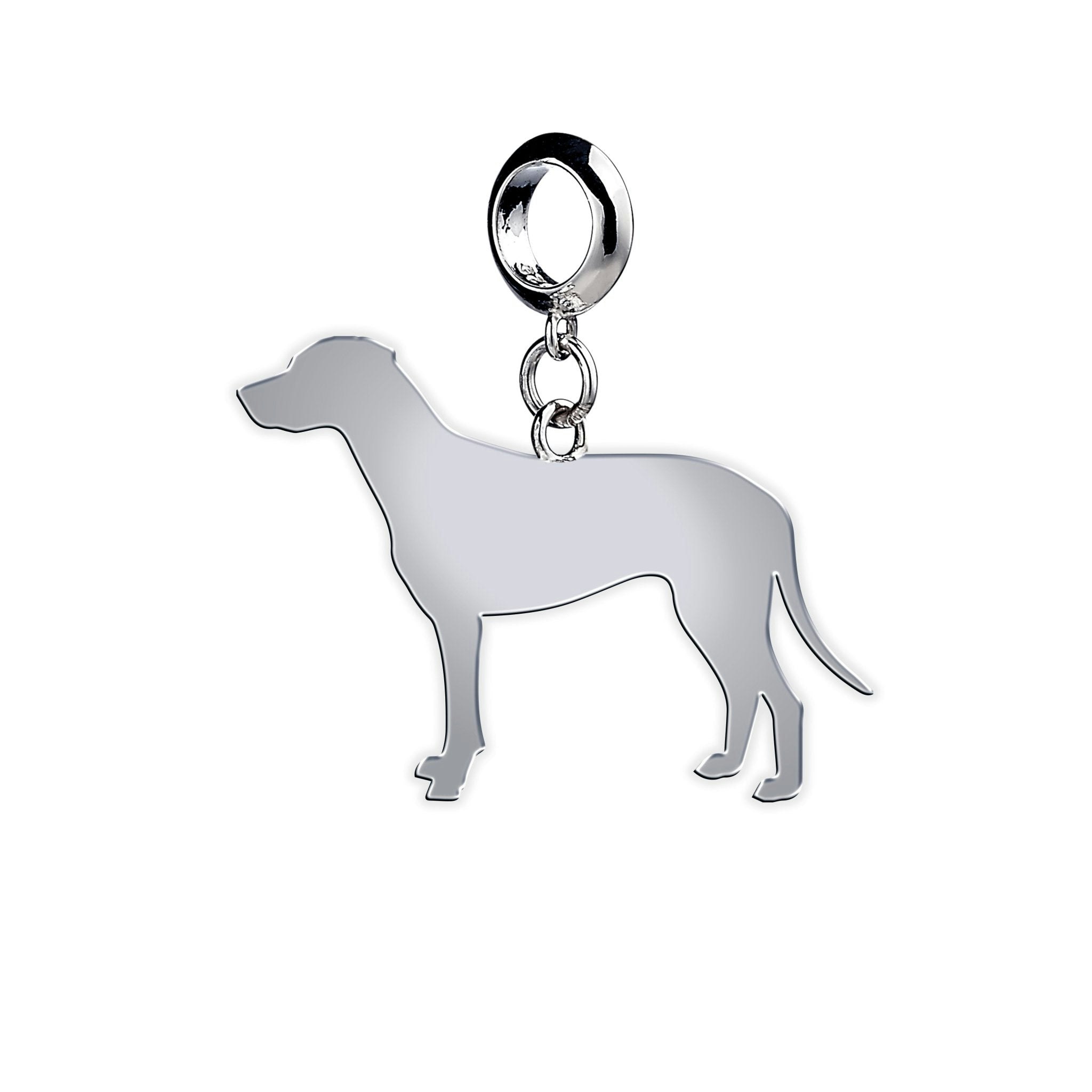 Mylee London Silver Dalmatian Silhouette Charm - Yes - Slider Charm