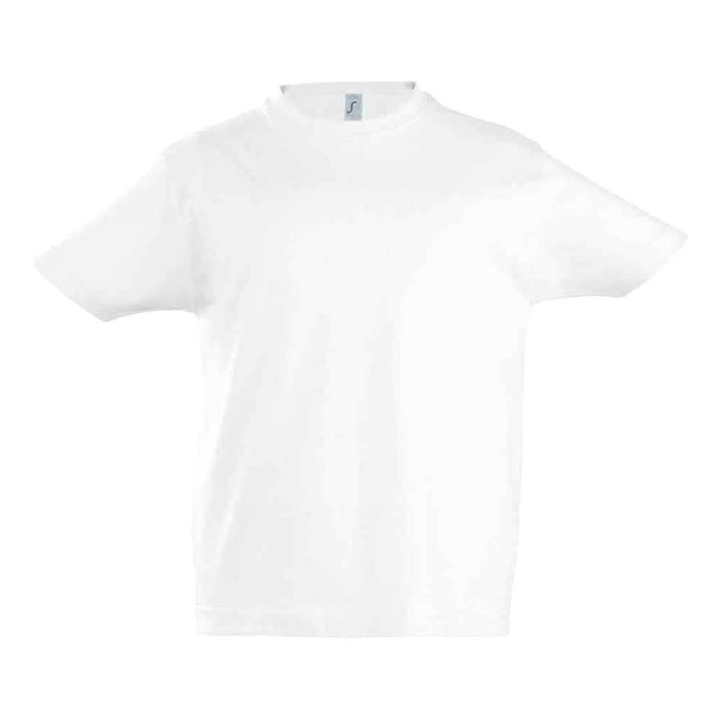Sols Unisex Kids White Kids Imperial Heavy Cotton Short Sleeve T-Shirt - Absolute - Absolute - 2 Years