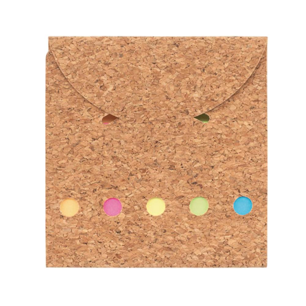 Midocean Beige Foldcork Cork Memo Pad - One Size