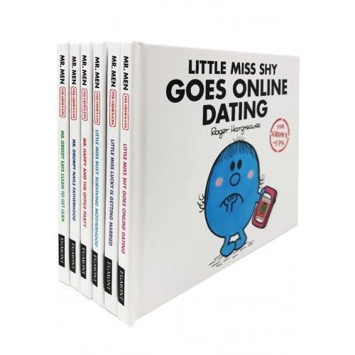 Egmont Men's Mr And Little Miss Grown Ups - 6 Books Set By Roger Hargreaves