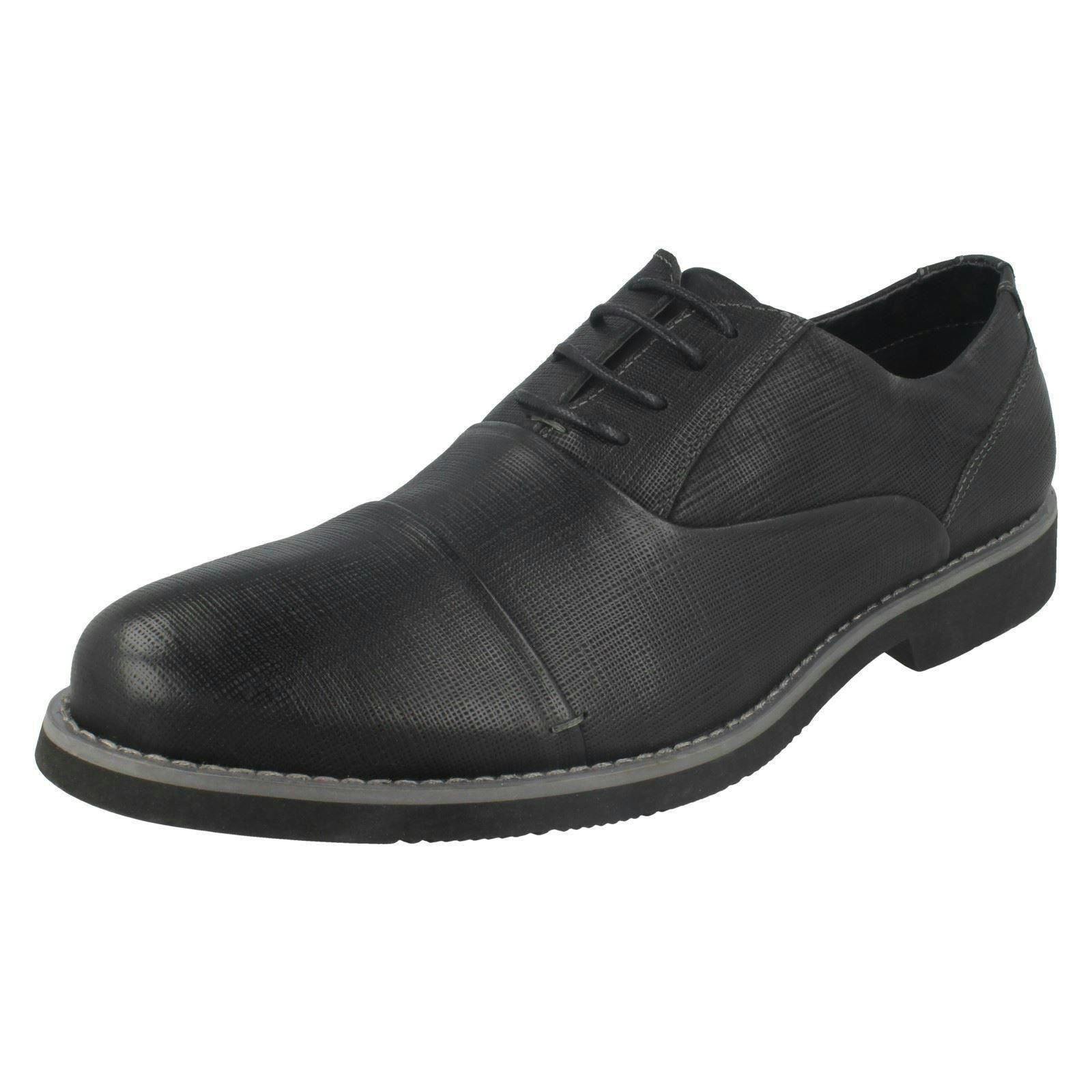 Thomas Blunt Men's Black Lace Up Brogue Shoes A2139 - Uk 11