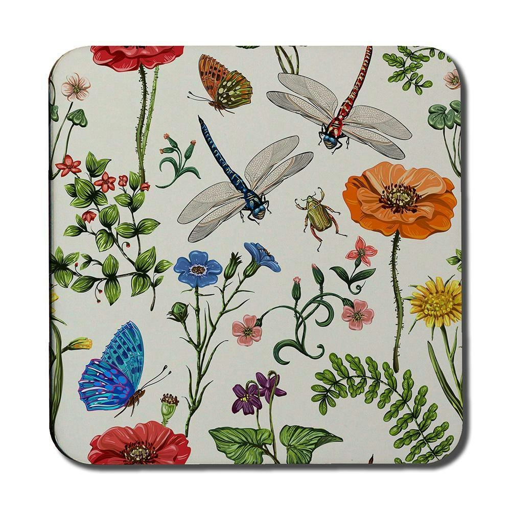 Benjamin Tate Design Flowers & Insects (Coaster)