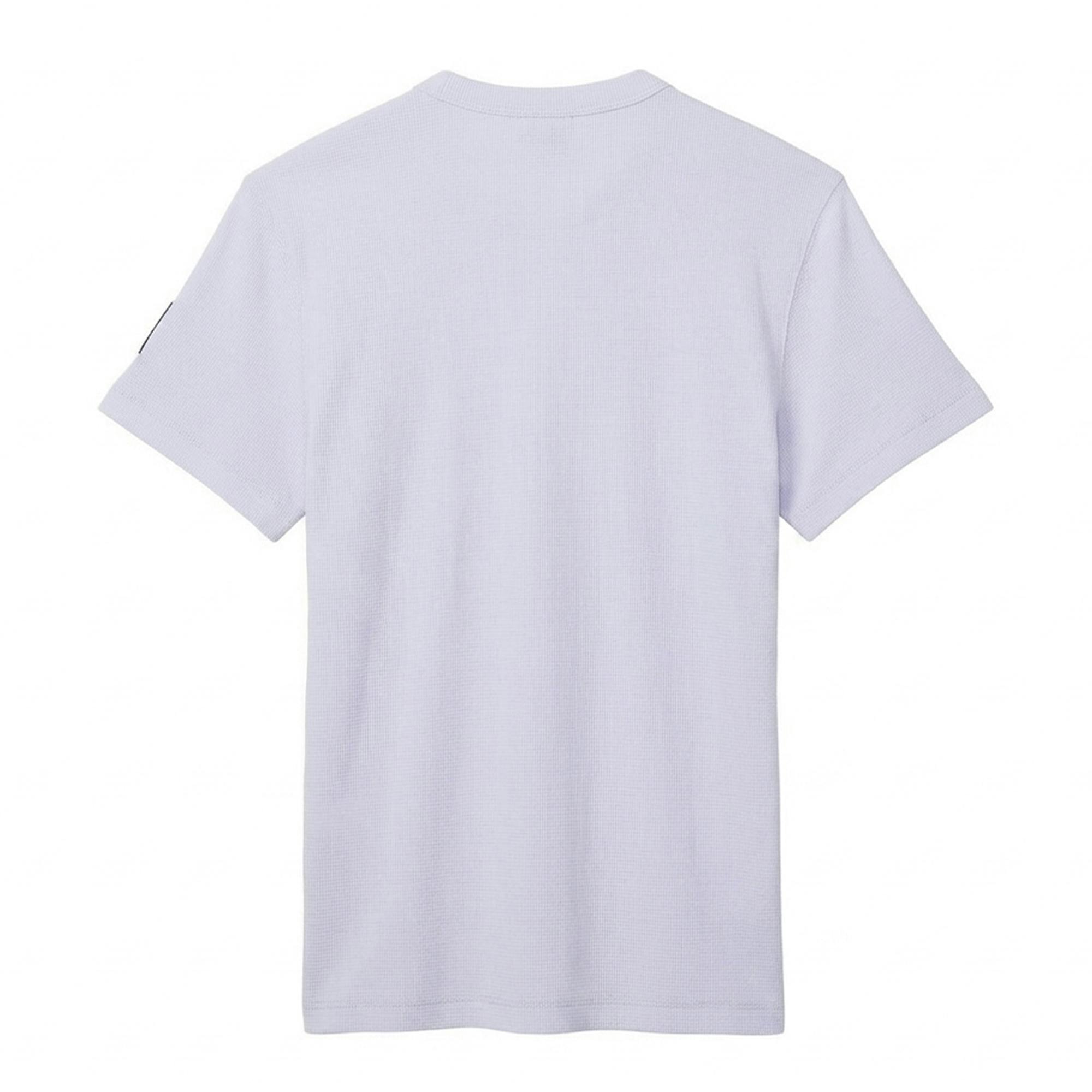 Calvin Klein Men's Lilac Waffle Boxy T-Shirt - Xxl - 100% Cotton