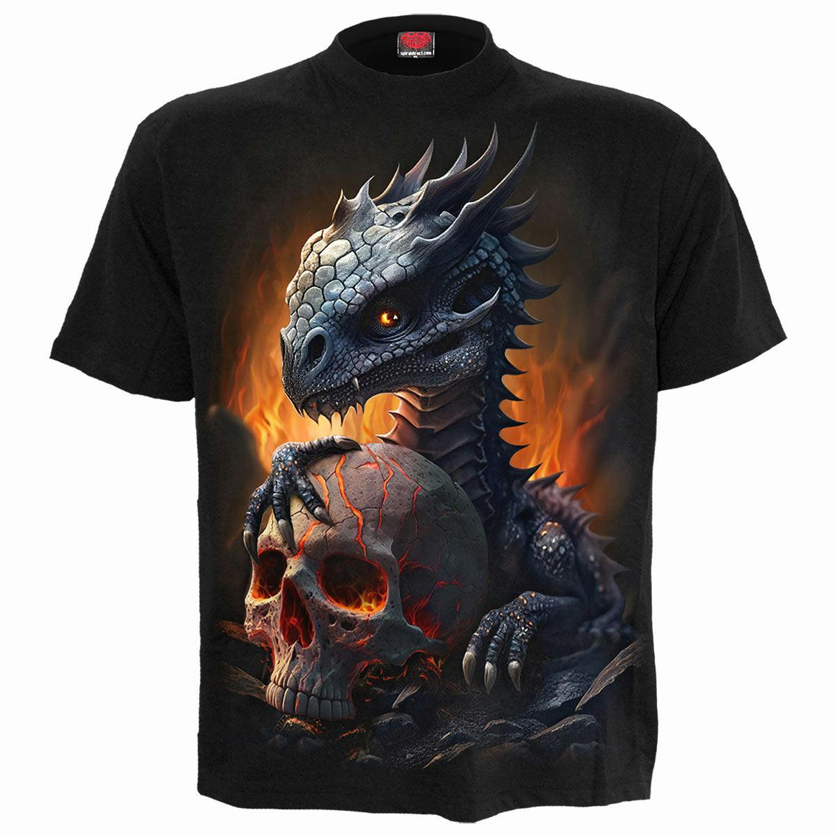 Spiral Direct Black Hatchling - Front Print T-Shirt - Xxl - Digital - Digital