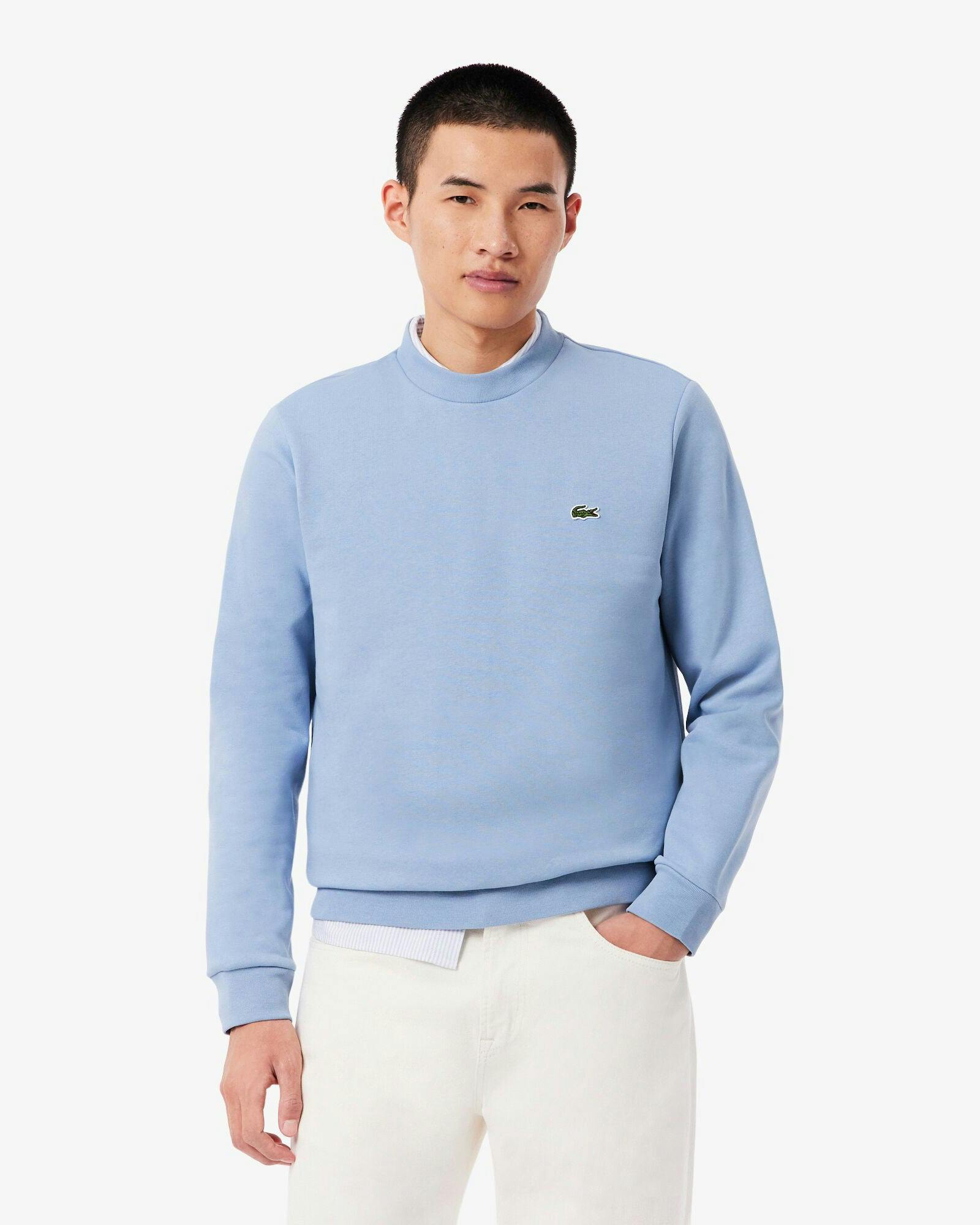 Lacoste Men's Crew Neck Fleece Sweatshirt - Aphylla Aey - Aphylla Aey - Xxl