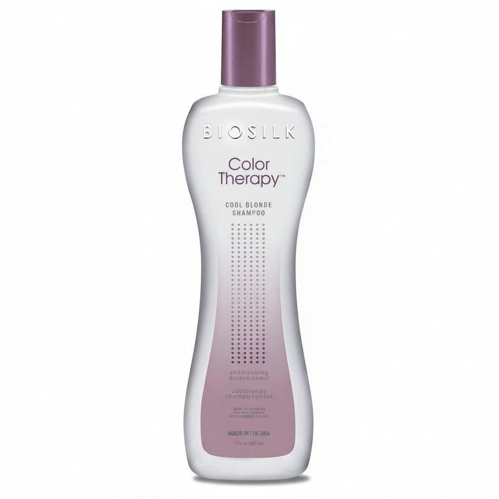 Biosilk Silk Therapy Yellow/Silver/Grey Biosilk Color Therapy Cool Blonde Shampoo 355Ml