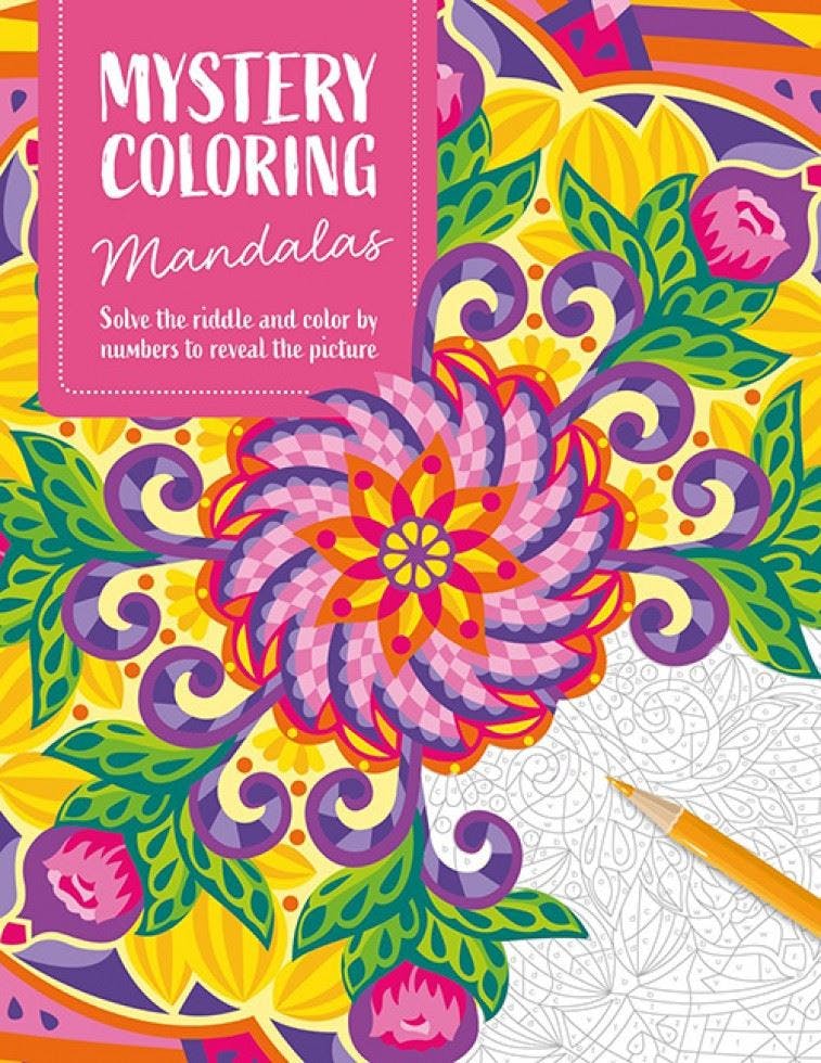 Mystery Coloring Mandalas by David & Charles Publishing (Paperback Book) - Image 8
