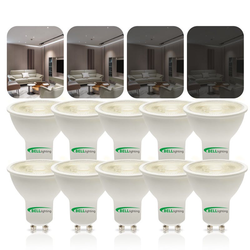 Bell Lighting Light/White Bell Ing Gu10 Dimmable Led Spot 4.4W Energy Saving Bulb - Pack Of 10 - Cool