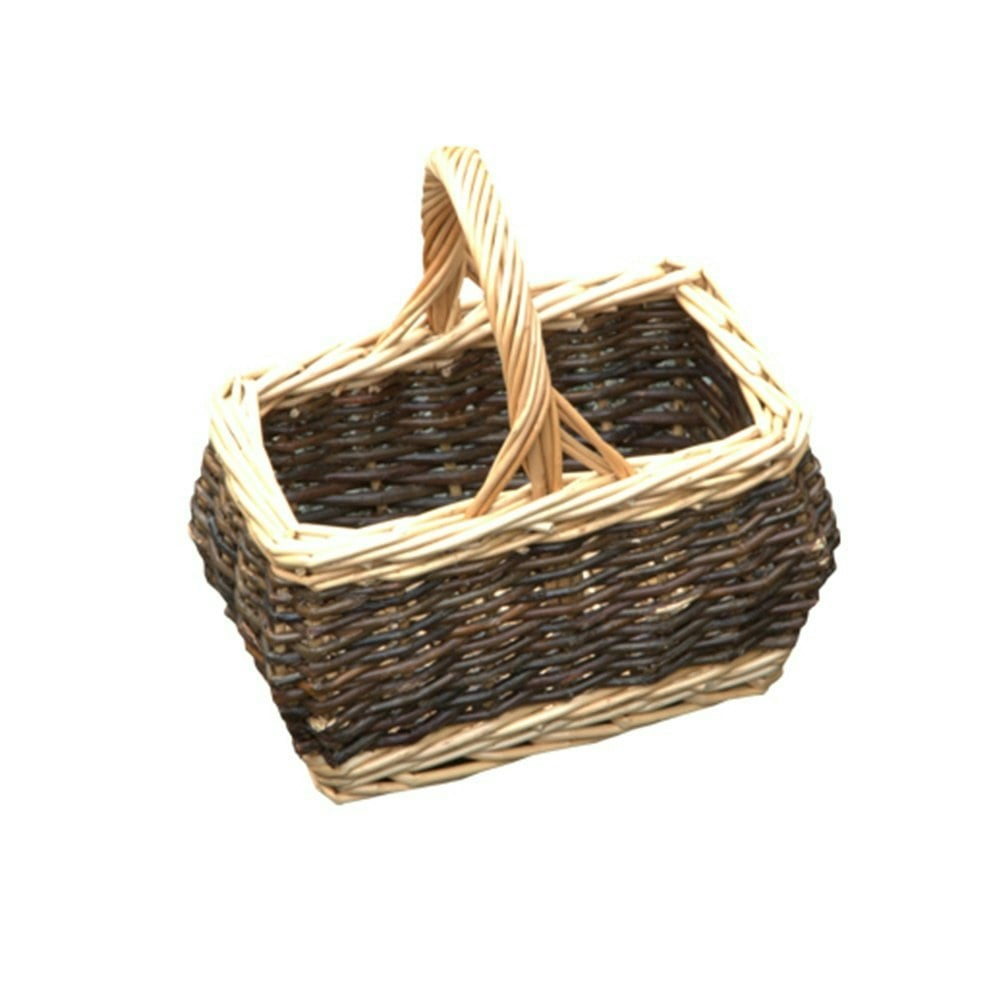 Red Hamper Childs Rectangular Rustic Wicker Shopping Basket
