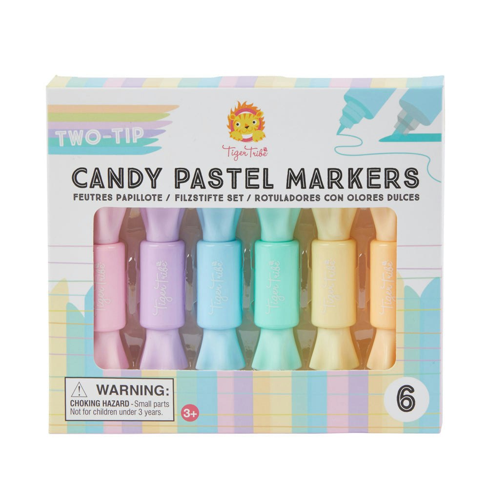 Tiger Tribe Two-Tip Candy Pastel Markers