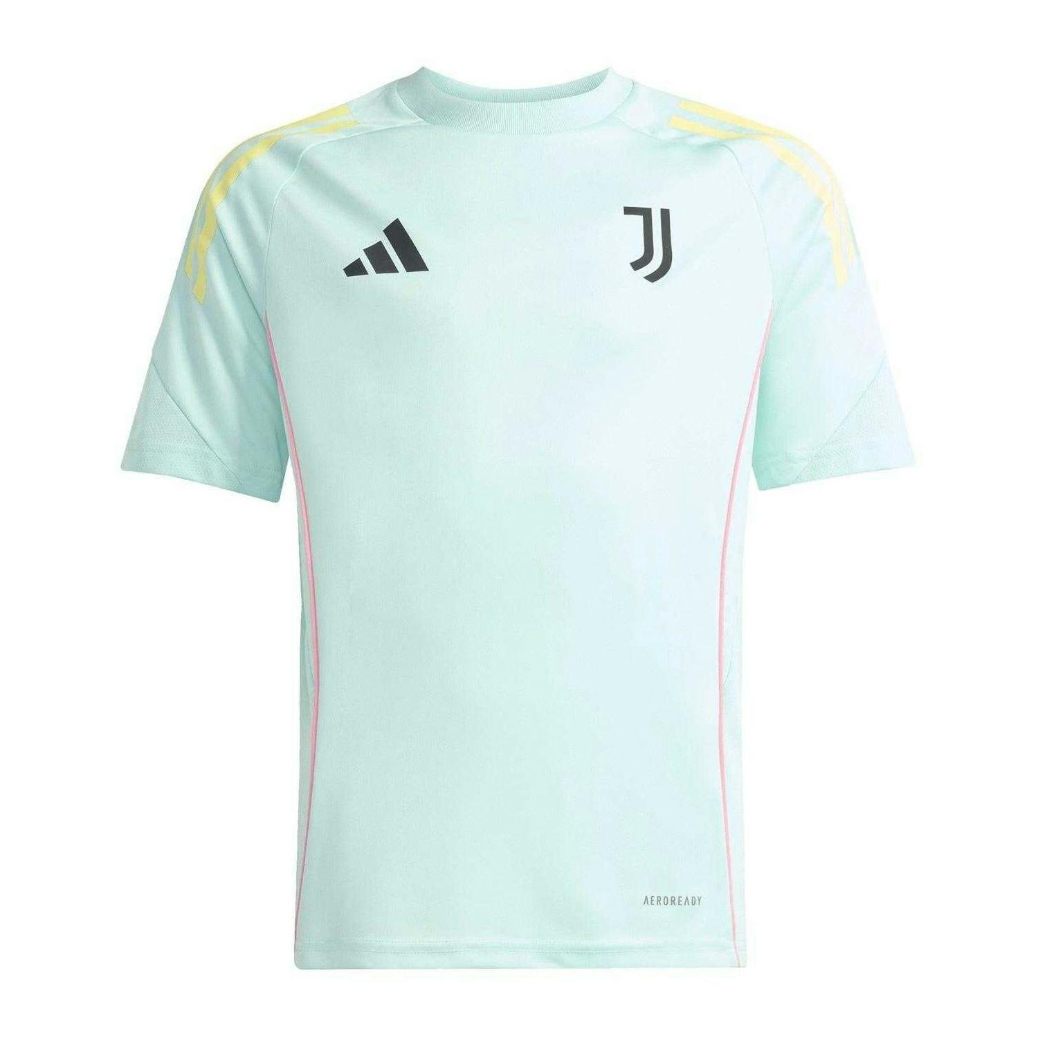 Adidas Blue/Black Kids Juventus Training Shirt - 7-8 Years - 100% Recycled Polyester